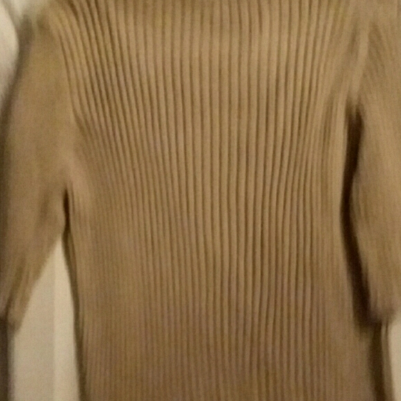 Gold George 3/4 Sleeve Ribbed Top Size 20 - Picture 3 of 3